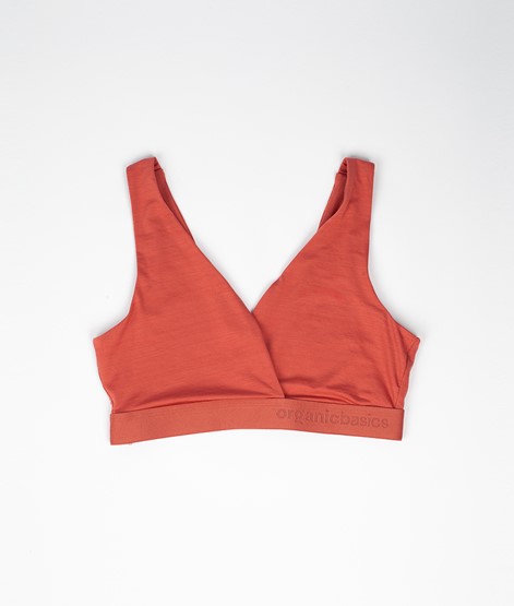 ORGANIC BASICS Lite Basic Bralette rot