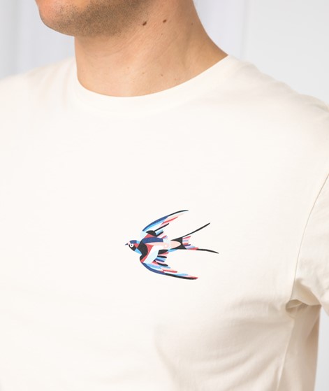 OLOW Colorfull Bird T-Shirt weiß