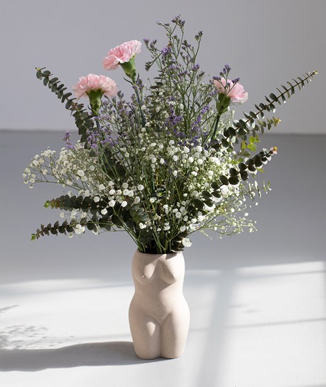 DOIY Body Vase beige