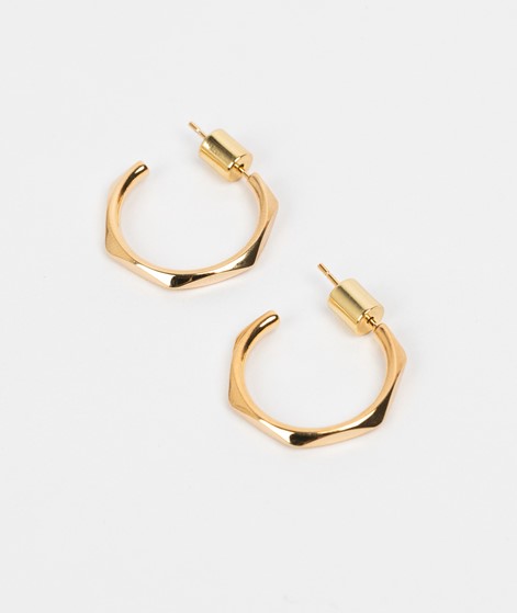 ESTELLA BARTLETT Large Faceted Hoop