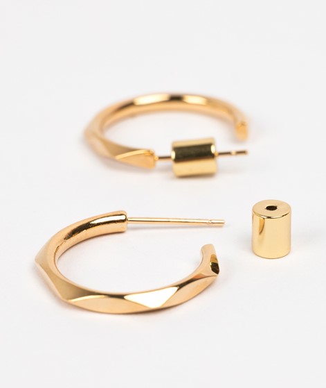 ESTELLA BARTLETT Large Faceted Hoop