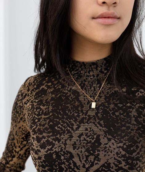VILA VISoleil Glitter Longsleeve gold