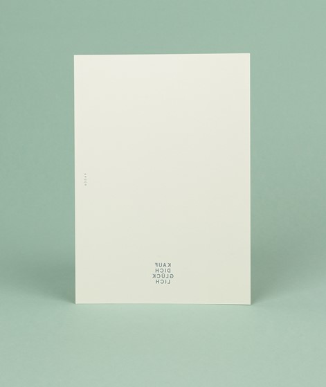 KAUF DICH GLCKLICH Mini Poster A5 Sunrise
