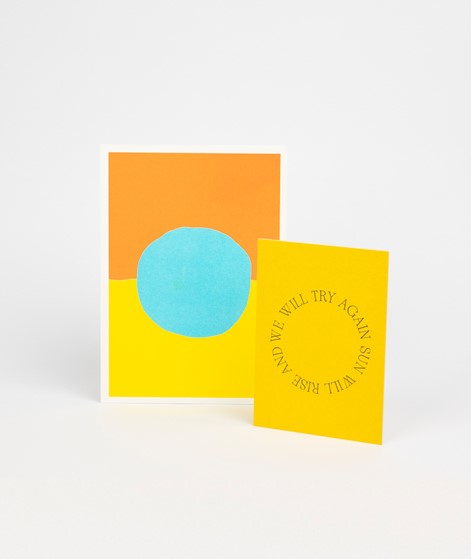 KAUF DICH GLCKLICH Mini Poster A5 Sun