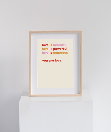 KAUF DICH GLCKLICH Poster A3 You Are