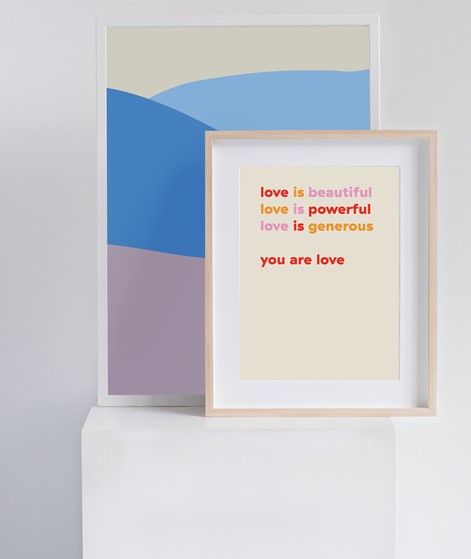 KAUF DICH GLCKLICH Poster A3 You Are