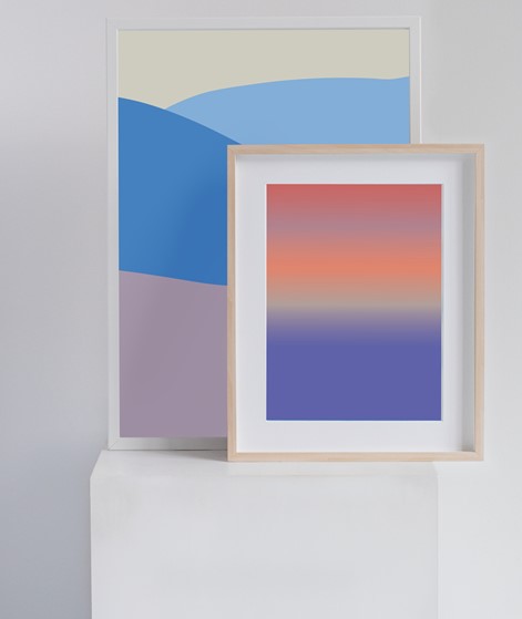 KAUF DICH GLCKLICH Poster A3 Gradient