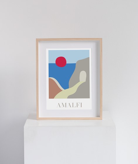 KAUF DICH GLCKLICH Poster A3 Amalfi