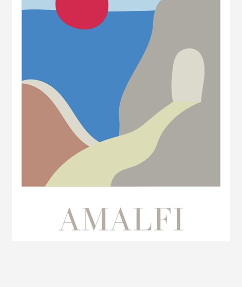 KAUF DICH GLÜCKLICH Poster A3 Amalfi