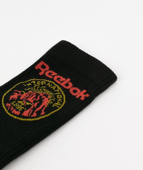 REEBOK CL Outdoor Socken Gr. 40-45 Schwarz