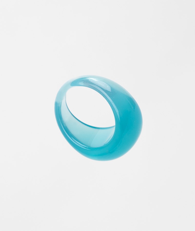 EBBA Ring transparent  blau