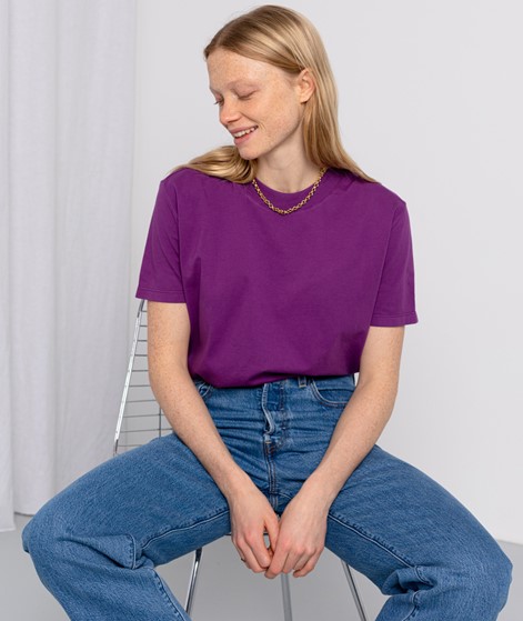 KAUF DICH GLÜCKLICH T-Shirt purple aus Bio-Baumwolle