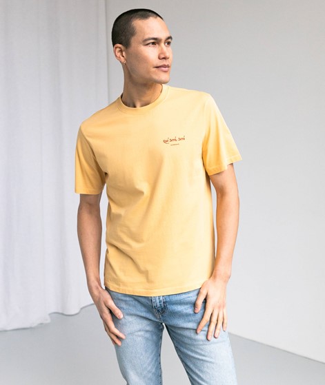 NOWADAYS Print T-Shirt gelb
