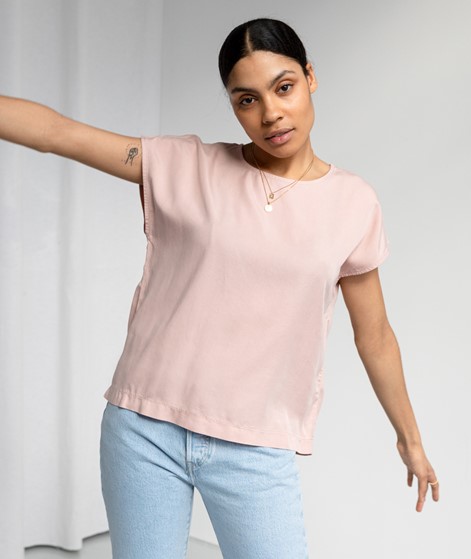 KAUF DICH GLCKLICH Bluse rosa aus Cupro