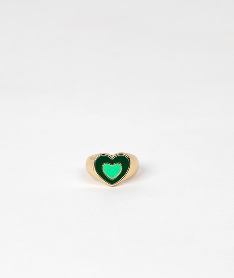 EBBA Ring green heart