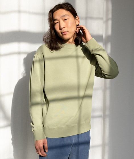 KAUF DICH GLÜCKLICH Sweater grün aus Bio-Baumwolle