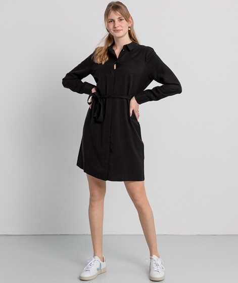 ANOTHER LABEL Peri Kleid l/s schwarz