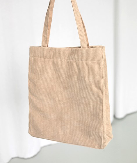 YUKU Cordtasche Sand Beige