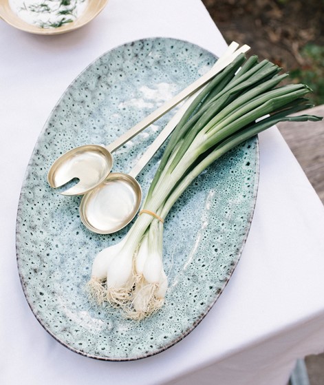 MADAM STOLTZ Oval Serving Dish Teller