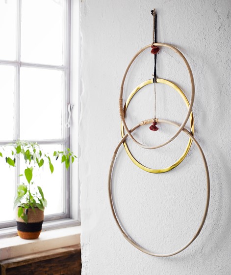 MADAM STOLTZ Hanging Bamboo Ring 0 beige