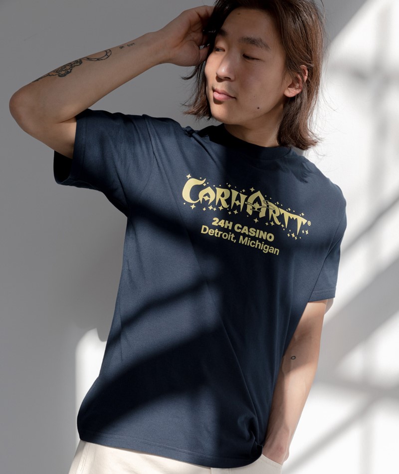 CARHARTT WIP S/S Casino T-Shirt blau
