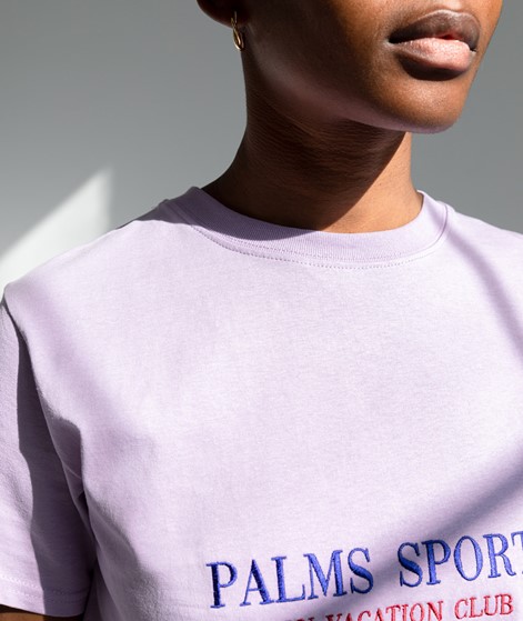 ON VACATION Palms Sports T-Shirt lila
