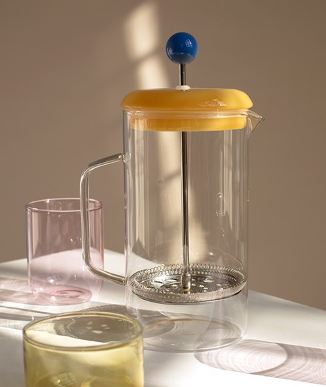 HAY French Press Brewer 1L farblos