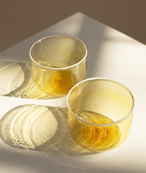HAY Tint/Glass 2pcs 0.2l Glas gelb
