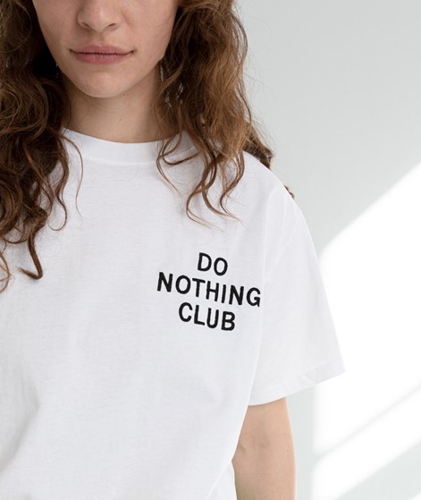 ON VACATION Do Nothing Club T-Shirt weiß