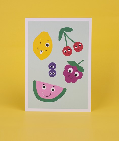 KAUF DICH GLCKLICH Mini Poster fruits