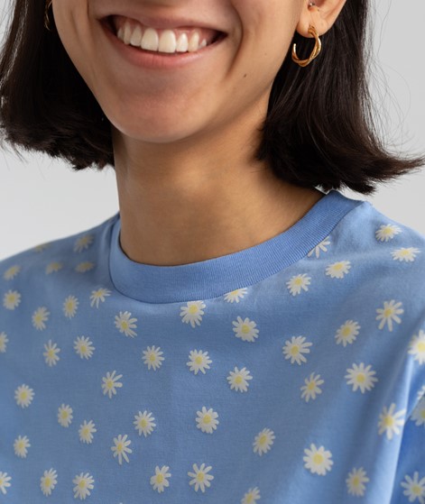 KAUF DICH GLÜCKLICH T-Shirt AOP flower aus Bio-Baumwolle
