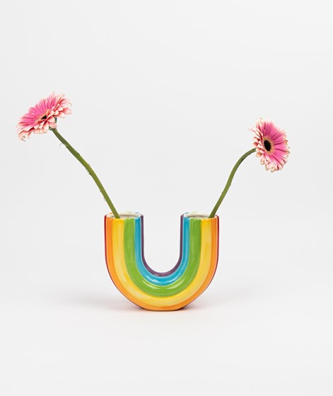 DOIY Rainbow Double Vase gestreift